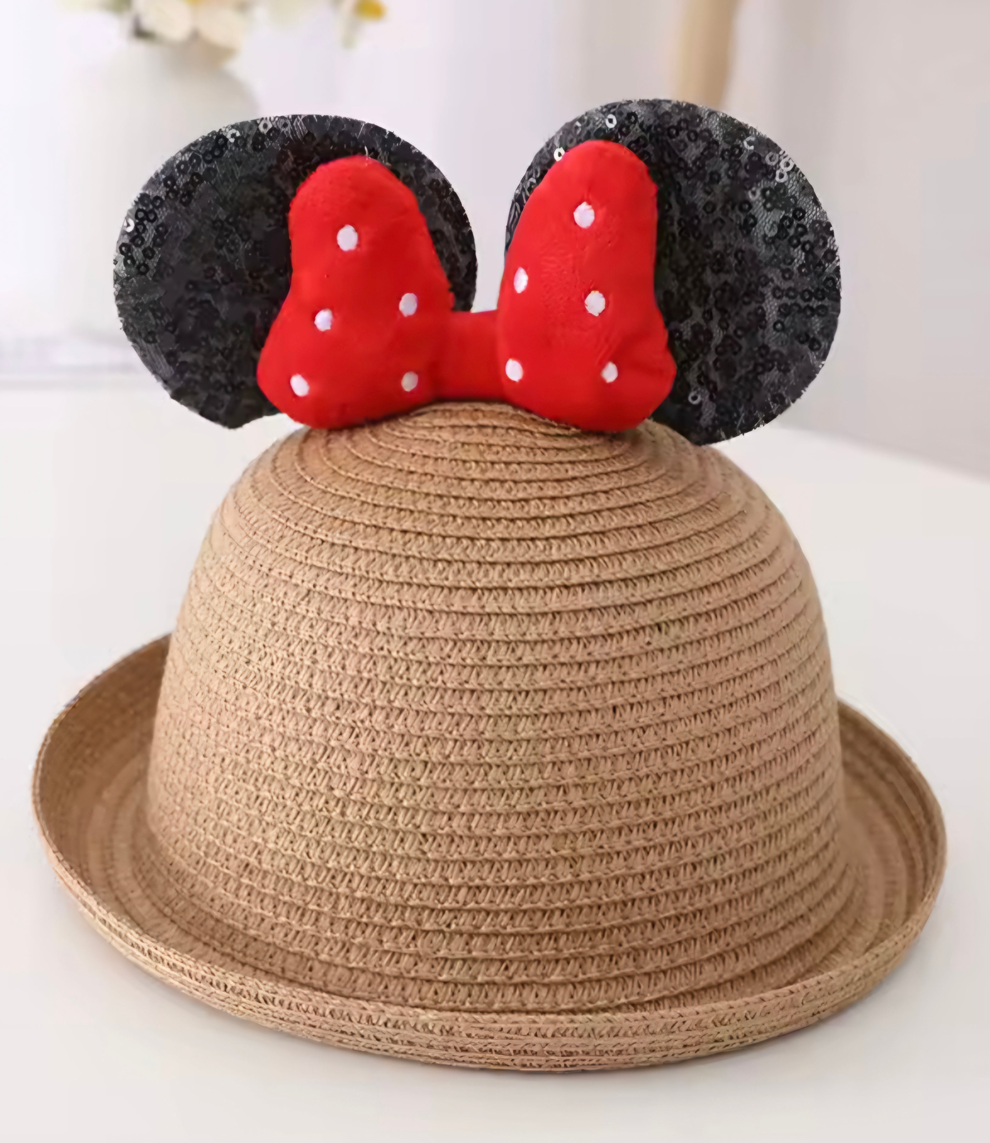 Cappello in paglia con accessorio MINNIE