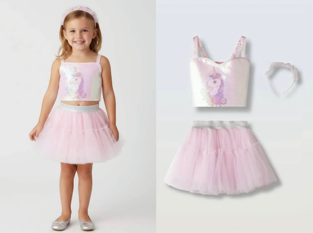 🌸 Elegante completo bambina