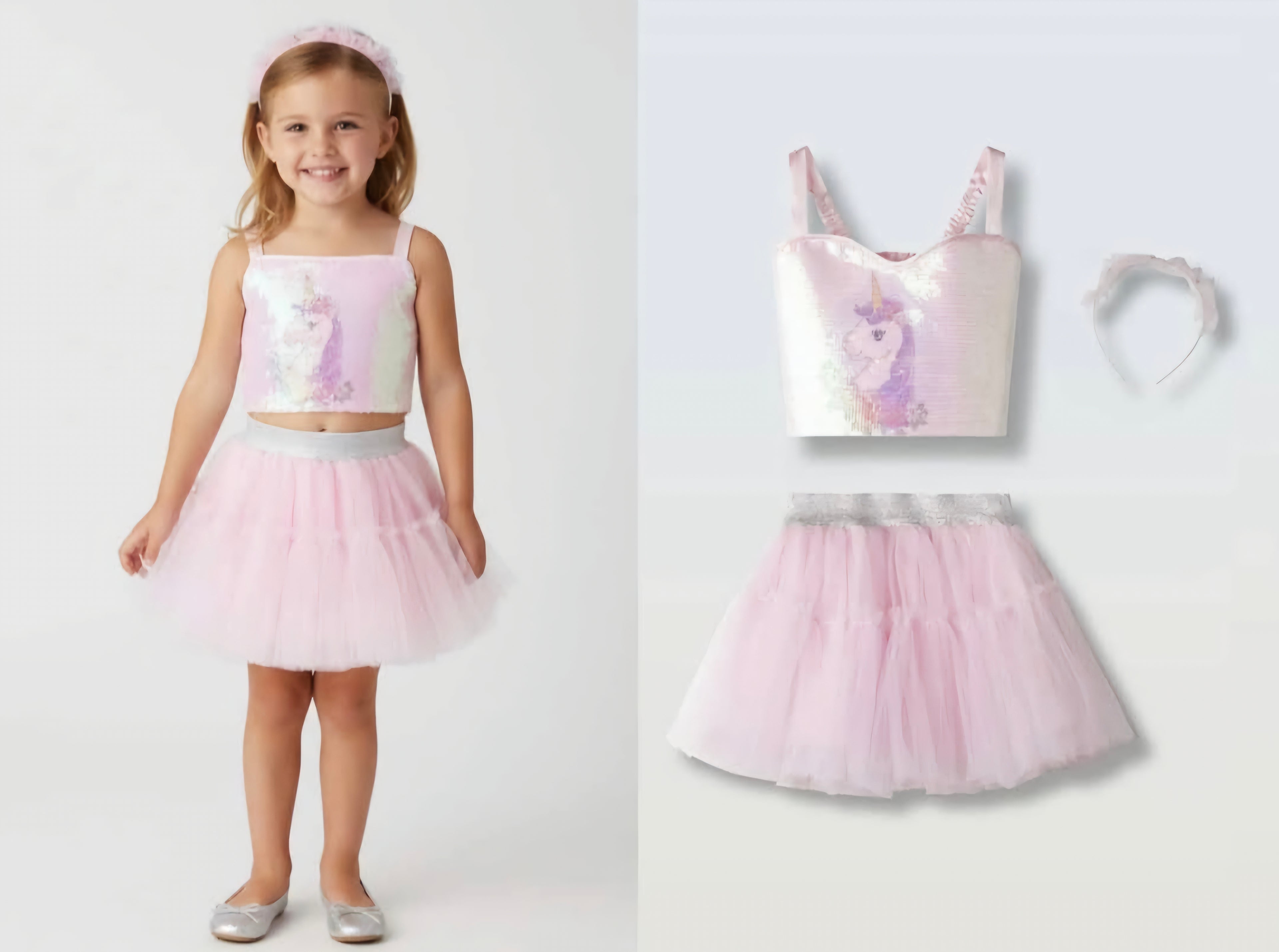 🌸 Elegante completo bambina