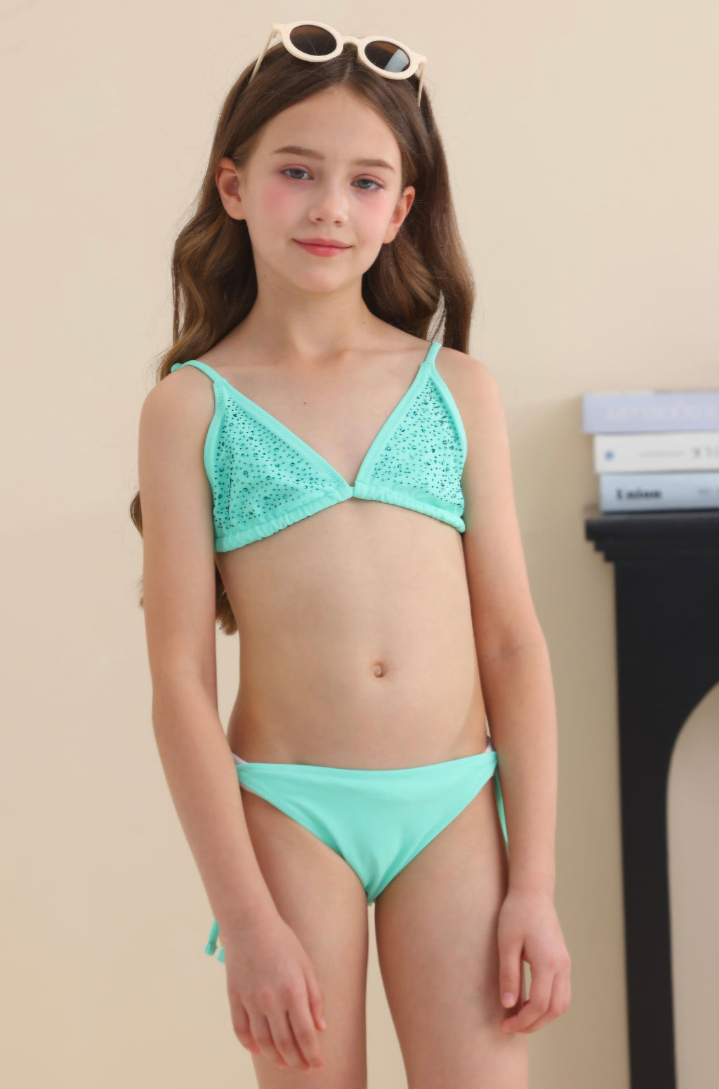 Costume brillantinato bambina
