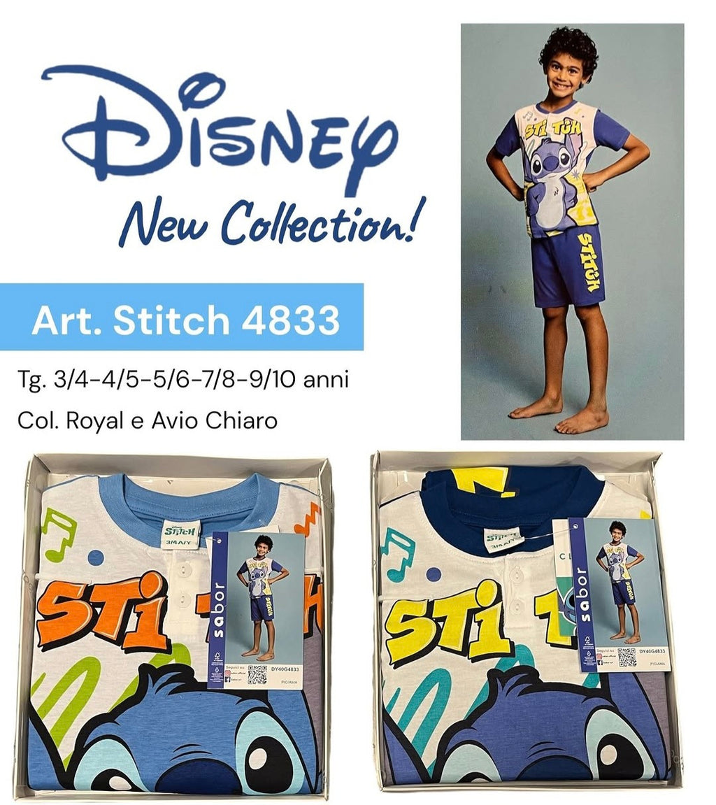 PIGIAMA STITCH CORTO BAMBINO SABOR