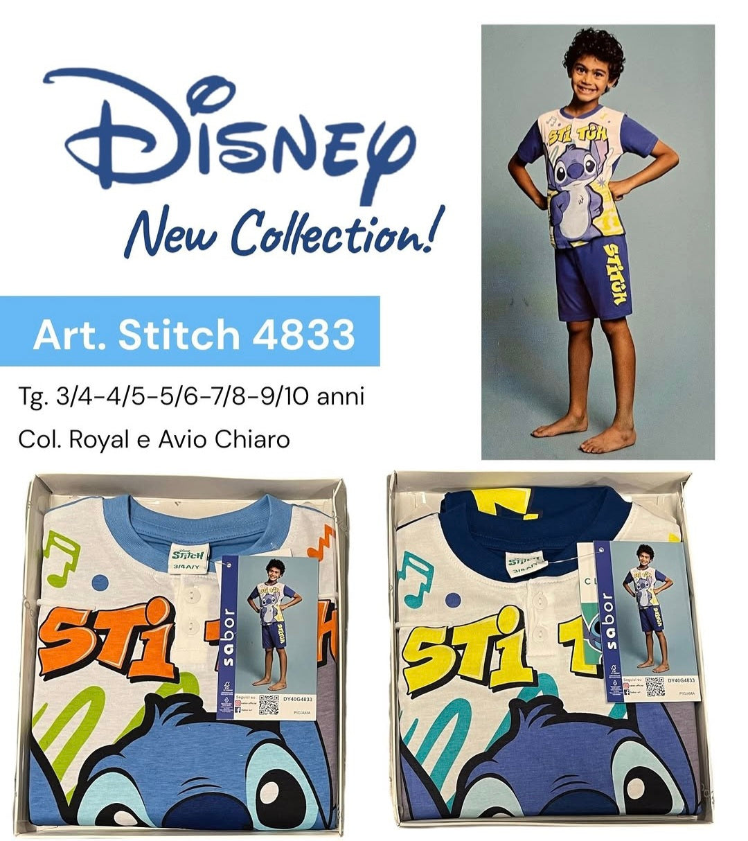PIGIAMA STITCH CORTO BAMBINO SABOR