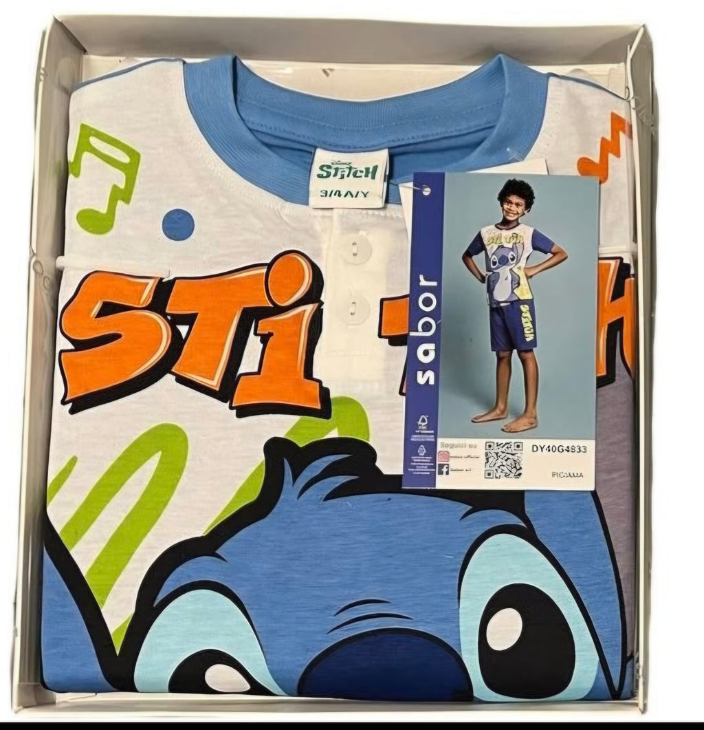 PIGIAMA STITCH CORTO BAMBINO SABOR
