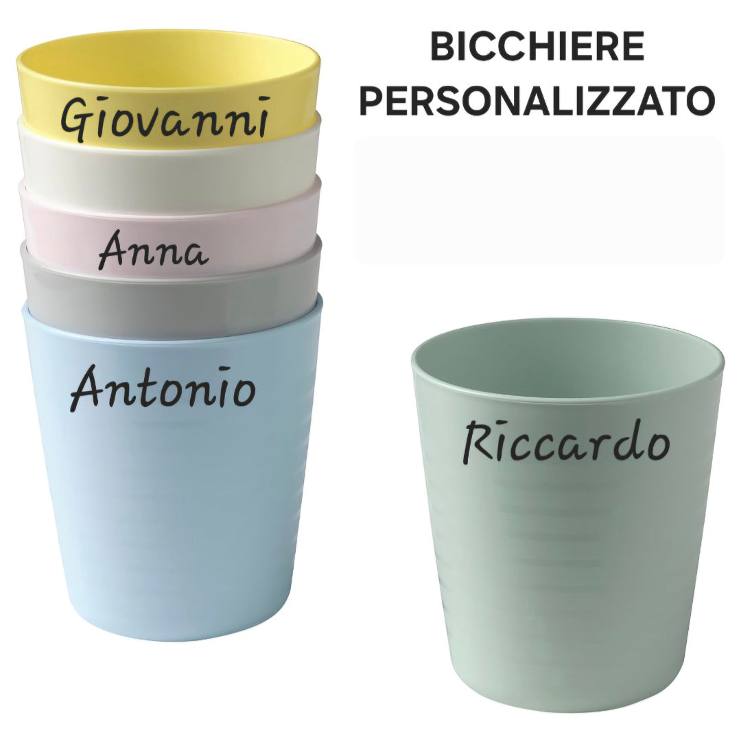 BICCHIERE SCUOLA -PERSONALIZZATO