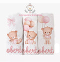 Set 3 Mussole 70x70 cm Personalizzate con Nome 100% cotone