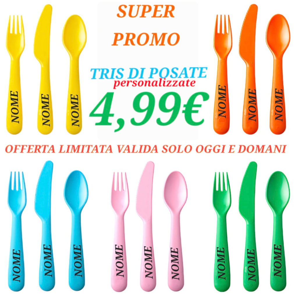 PROMO SET POSATE -PERSONALIZZATE
