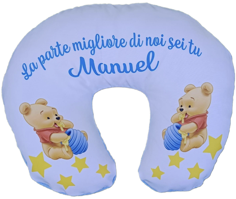 Cuscino allattamento -WINNIE THE POOH-PERSONALIZZATO
