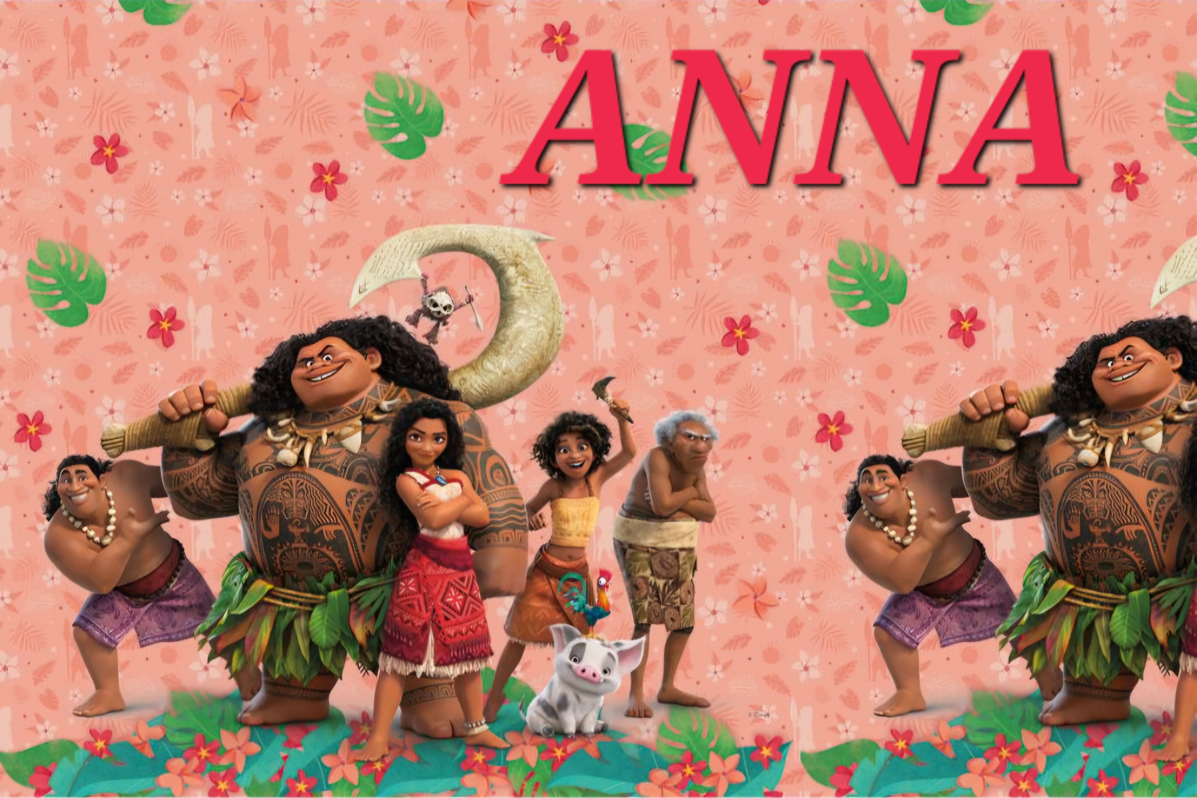 Set asilo VAIANA -personalizzato