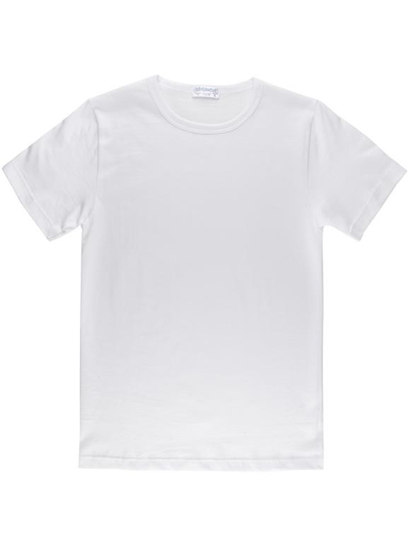 TRIS DI Maglie mezza manica bambino in 100% puro cotone dai 3 agli 8 anni