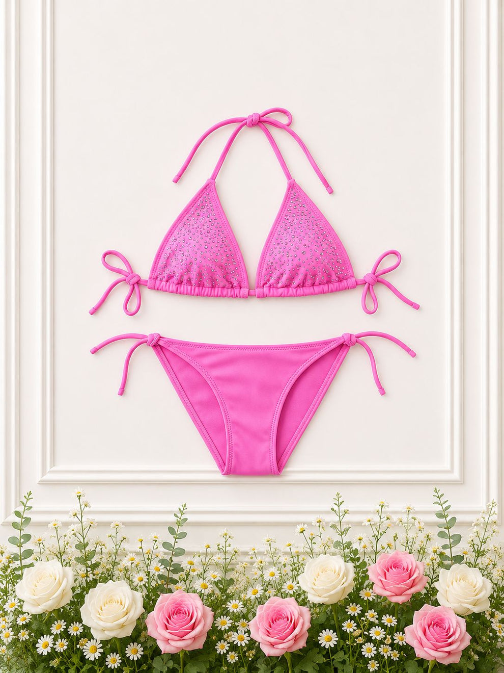 Costume brillantinato bambina