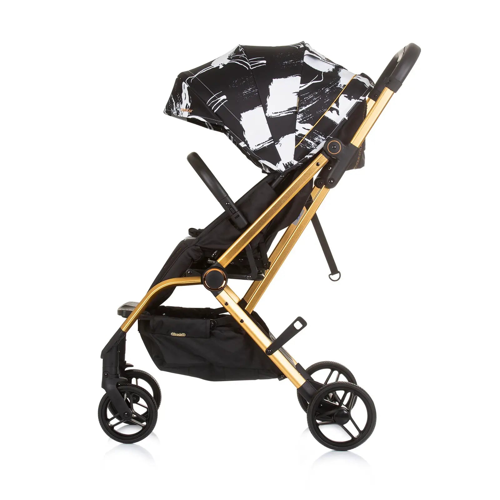 Passeggino Twister Ink Art Con Seduta Girevole 360