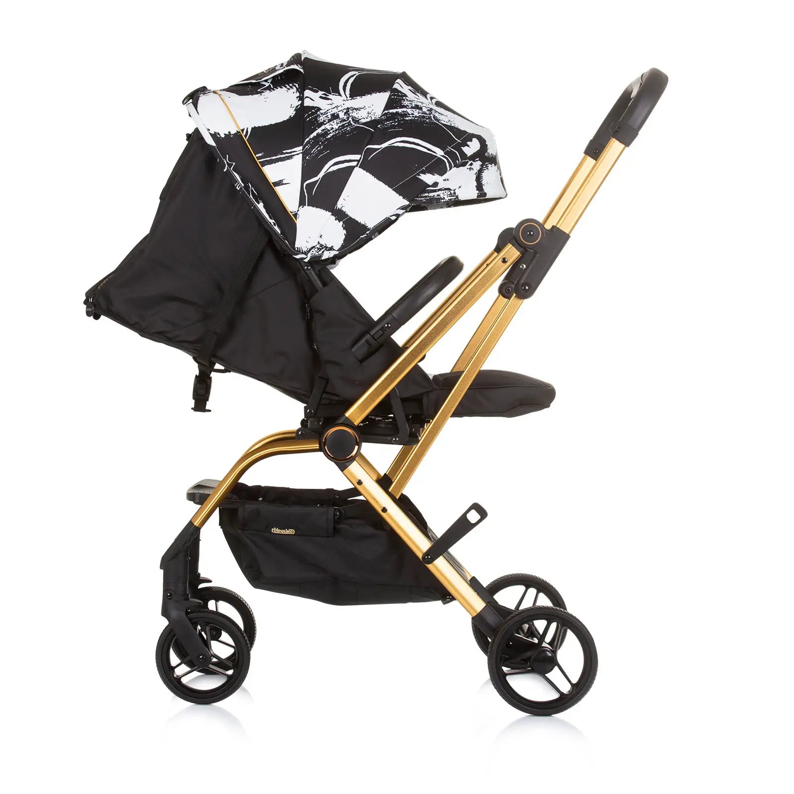 Passeggino Twister Ink Art Con Seduta Girevole 360