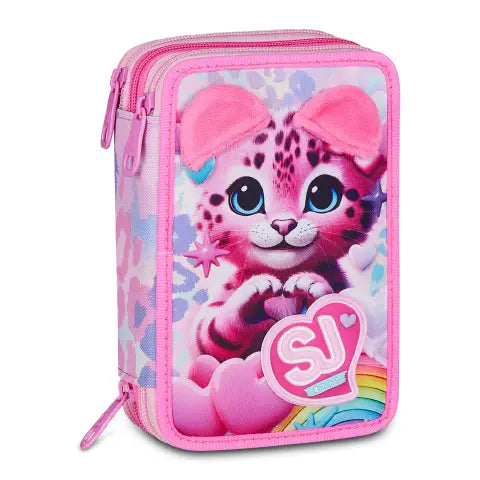 HEART BUDDY GIRL Astuccio con Kit Scolastico