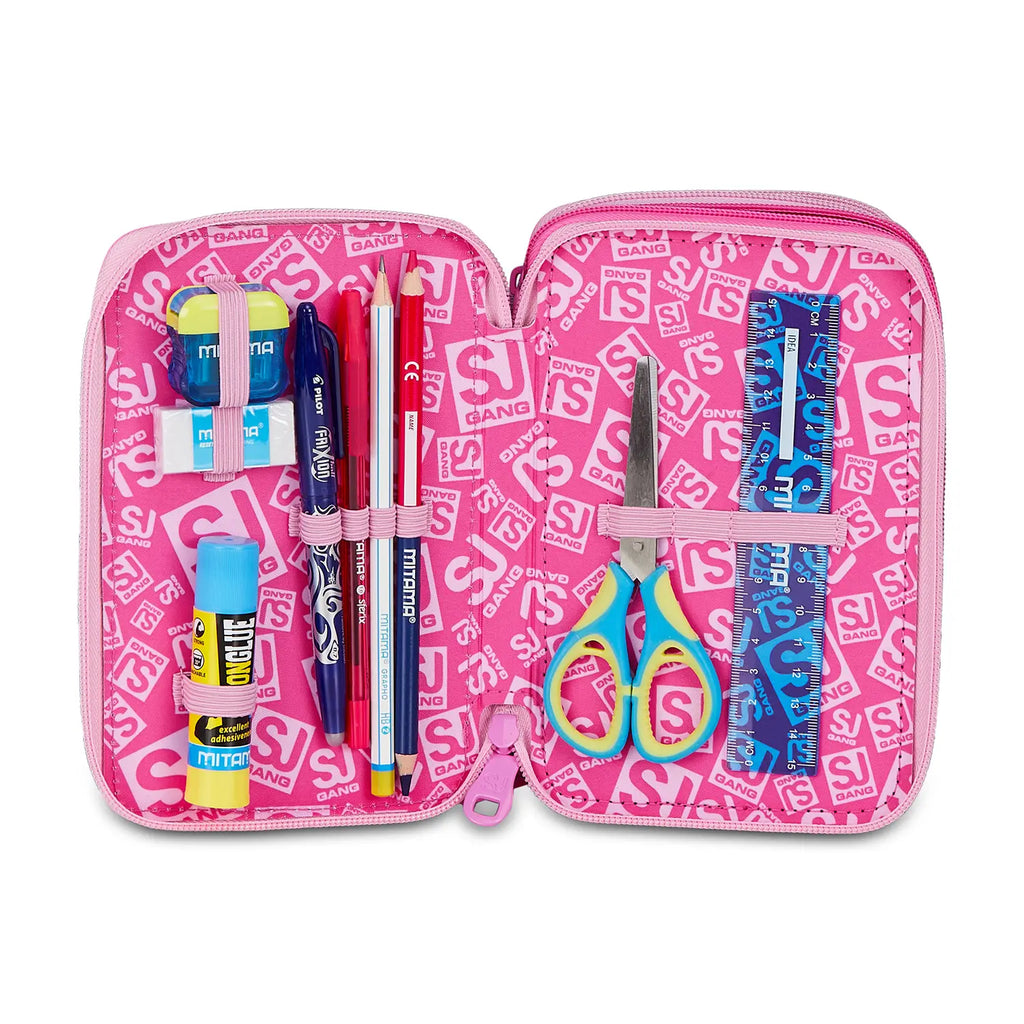 HEART BUDDY GIRL Astuccio con Kit Scolastico