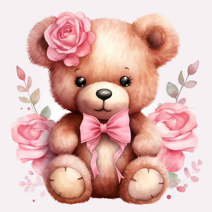 Cuscino personalizzato TEDDY rosa e azzurro
