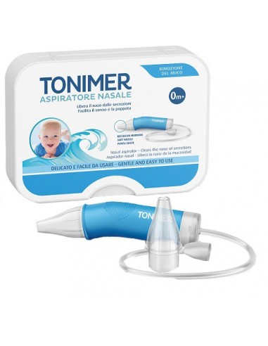 Tonimer Aspiratore Nasale per Lavaggi Nasali 0 Mesi 1 Aspiratore+2 Beccucci