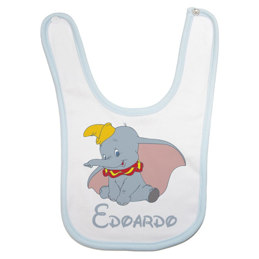 Zainetto per bambini Dumbo 3D con cerniera e tracolla, colore turchese.
