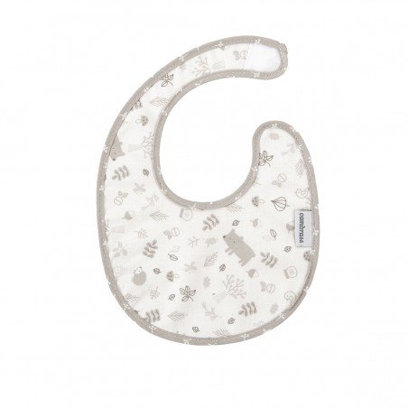 BAVETTA ROTONDA VELCRO ARDI VERDE o GRIGIO 16x19x1 CM