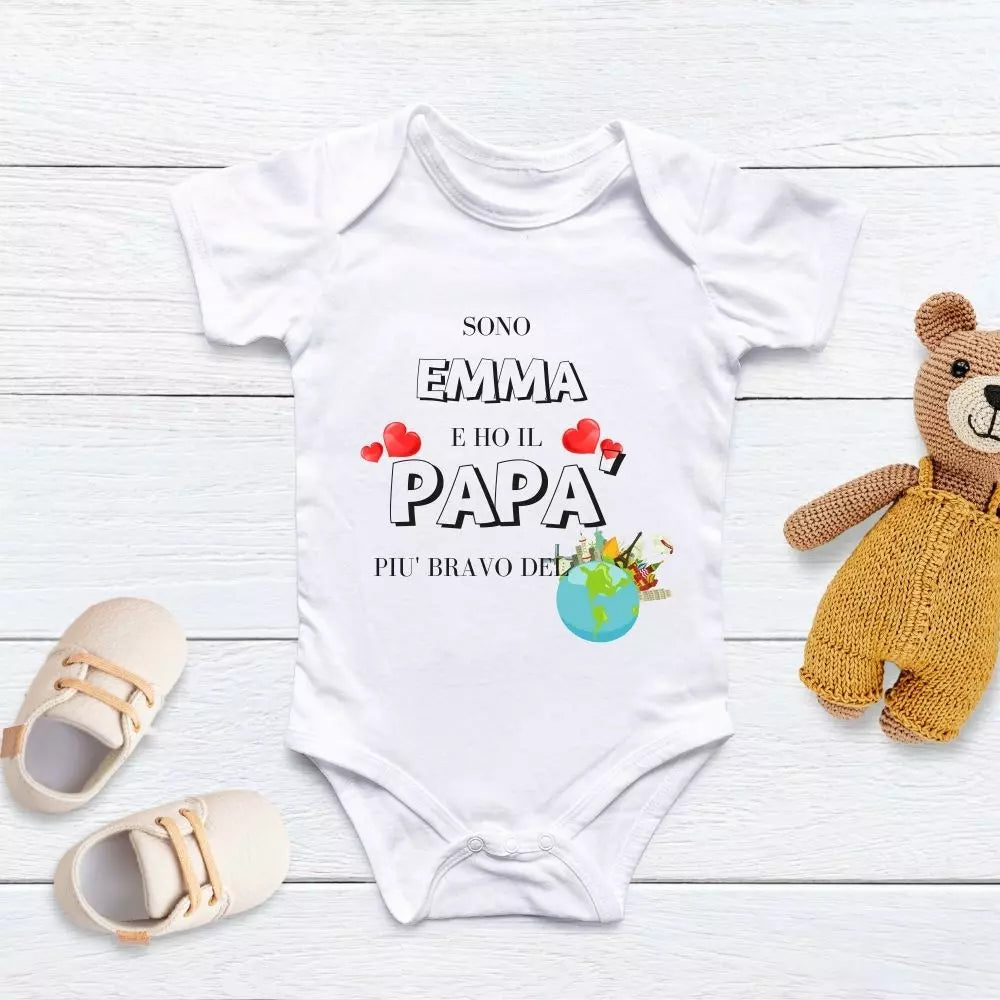 Body personalizzato MAMMA & PAPÀ