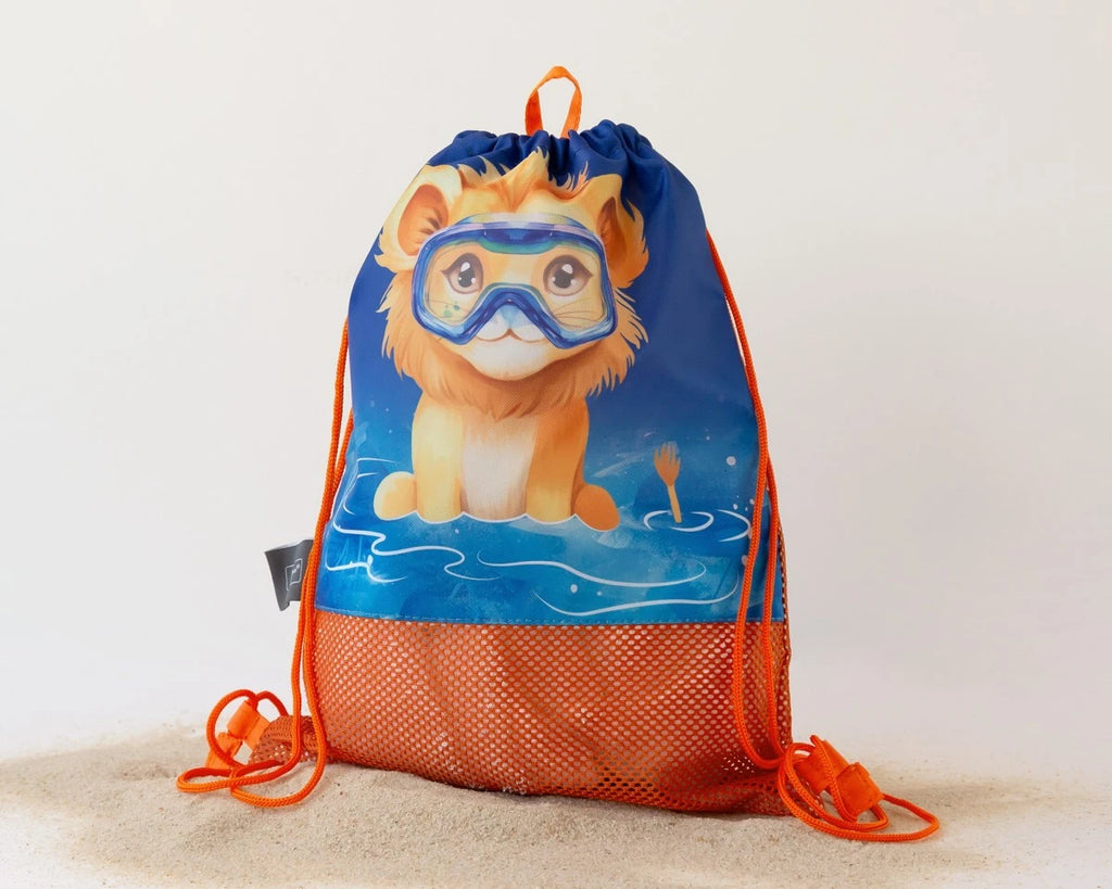 Borsa da spiaggia animali arancione