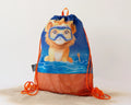 Borsa da spiaggia animali arancione