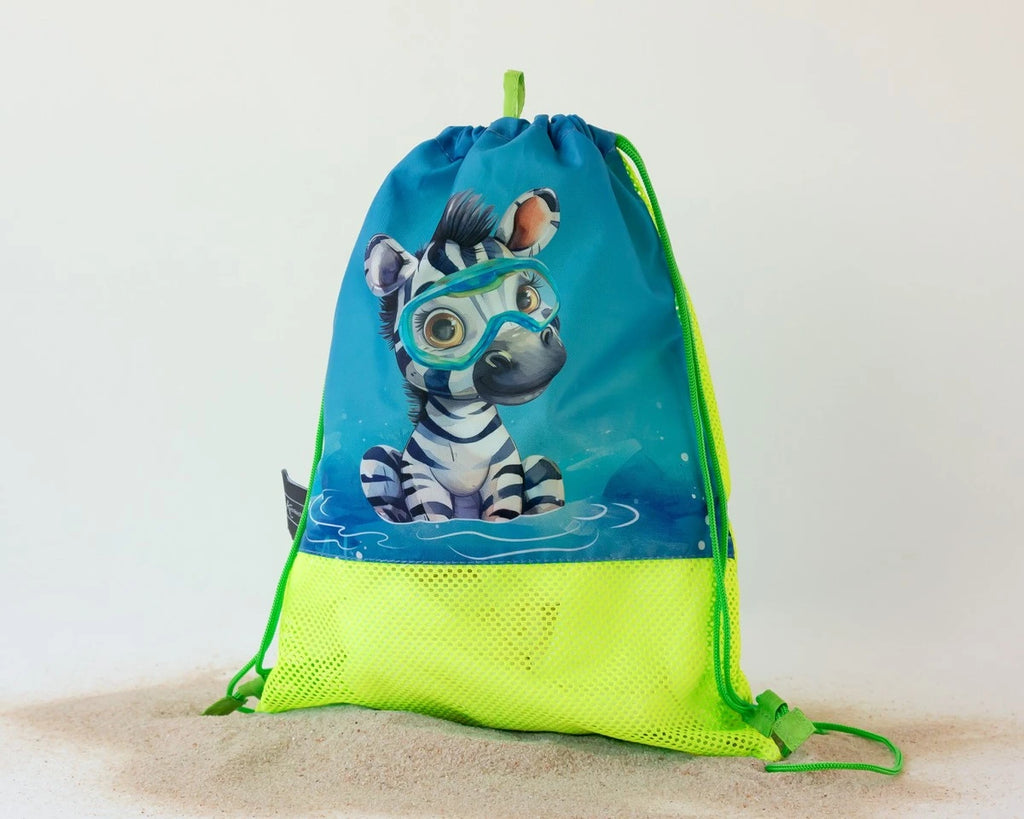 Borsa da spiaggia animali verde