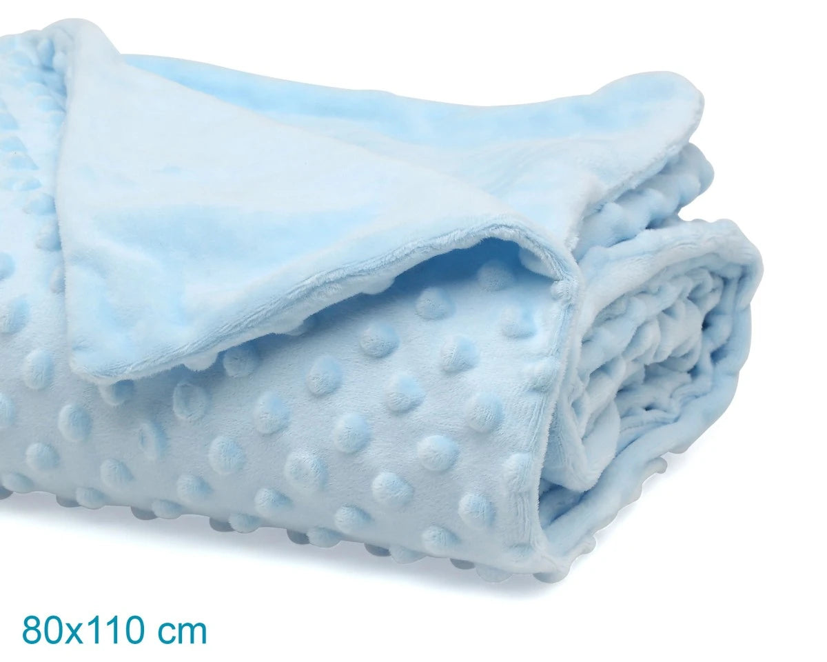 Copertina bebé azzurro