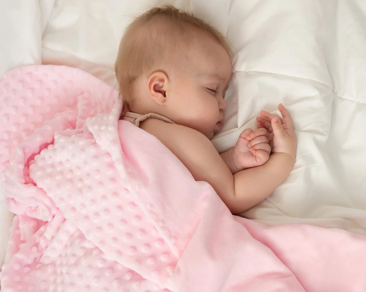 Copertina bebé rosa