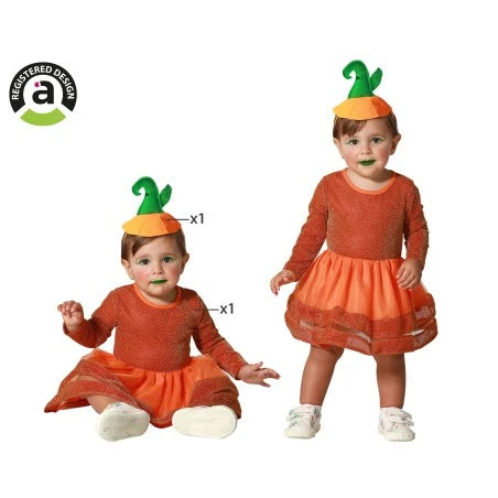 HALLOWEEN - Costume zucca bebé bimba