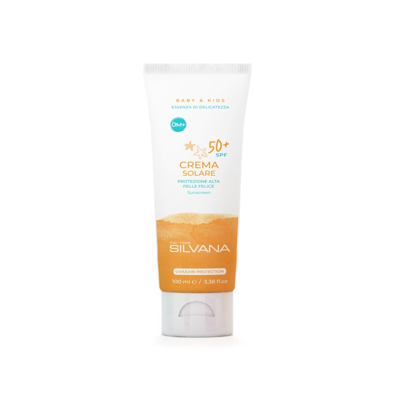 Silvana Crema Solare per Bambini 0+ Protezione SPF50+ Formato 100ml