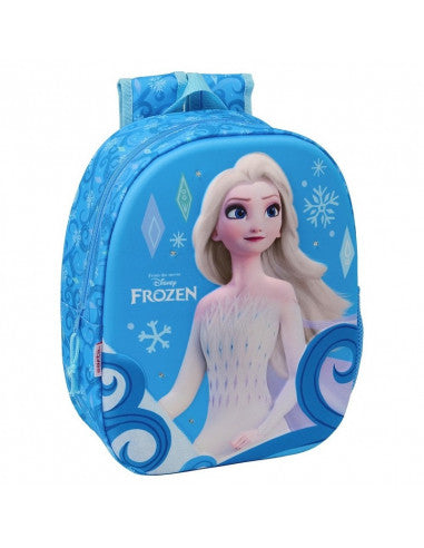 SUPER PROMO ZAINETTO + SET PAPPA FROZEN ZAINO ASILO CON FIGURA 3D CON LUCI LED