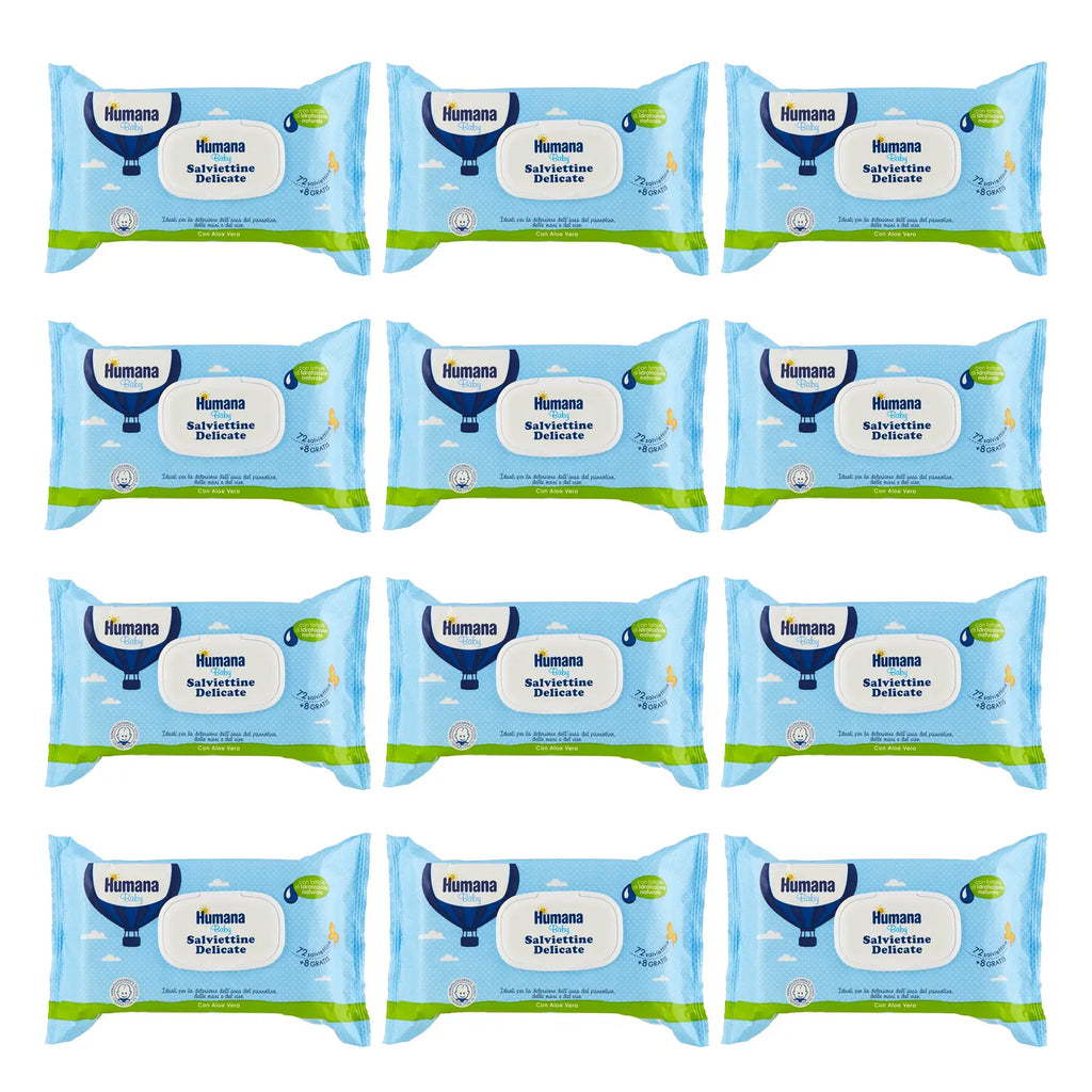 OFFERTA SPECIALE Salviette Humana 12 Confezioni 864 salviettine