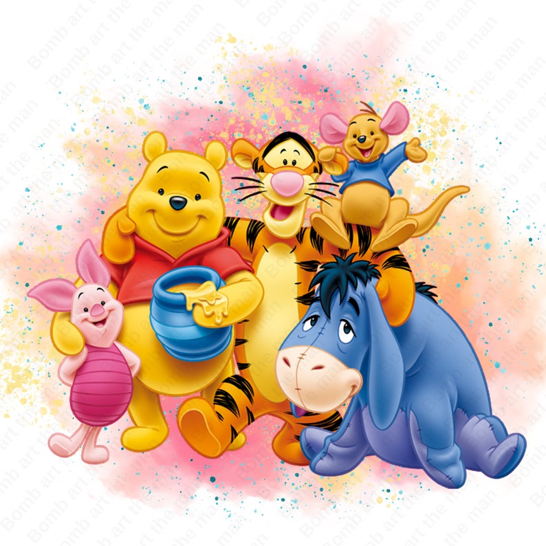 Sacca in Cotone Organico Personalizzabile WINNIE THE POOH