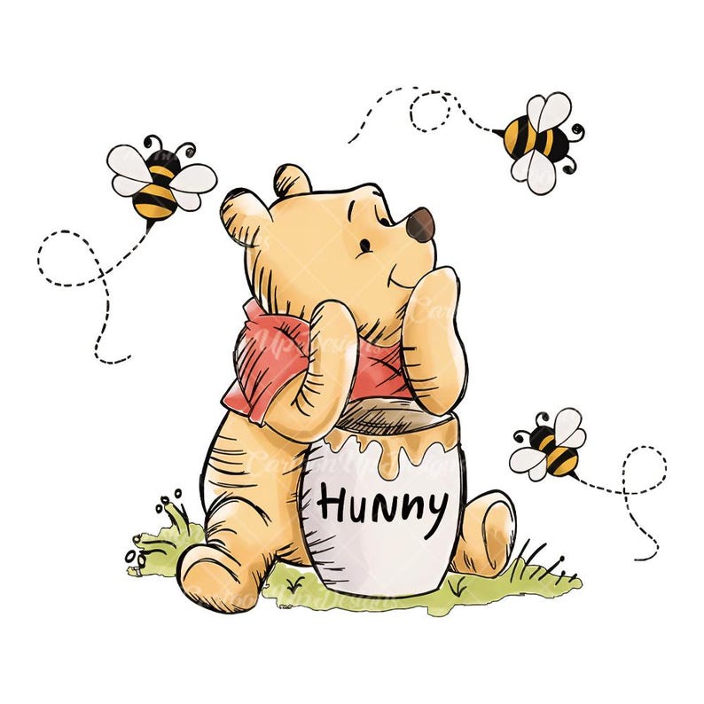 Sacca in Cotone Organico Personalizzabile WINNIE THE POOH