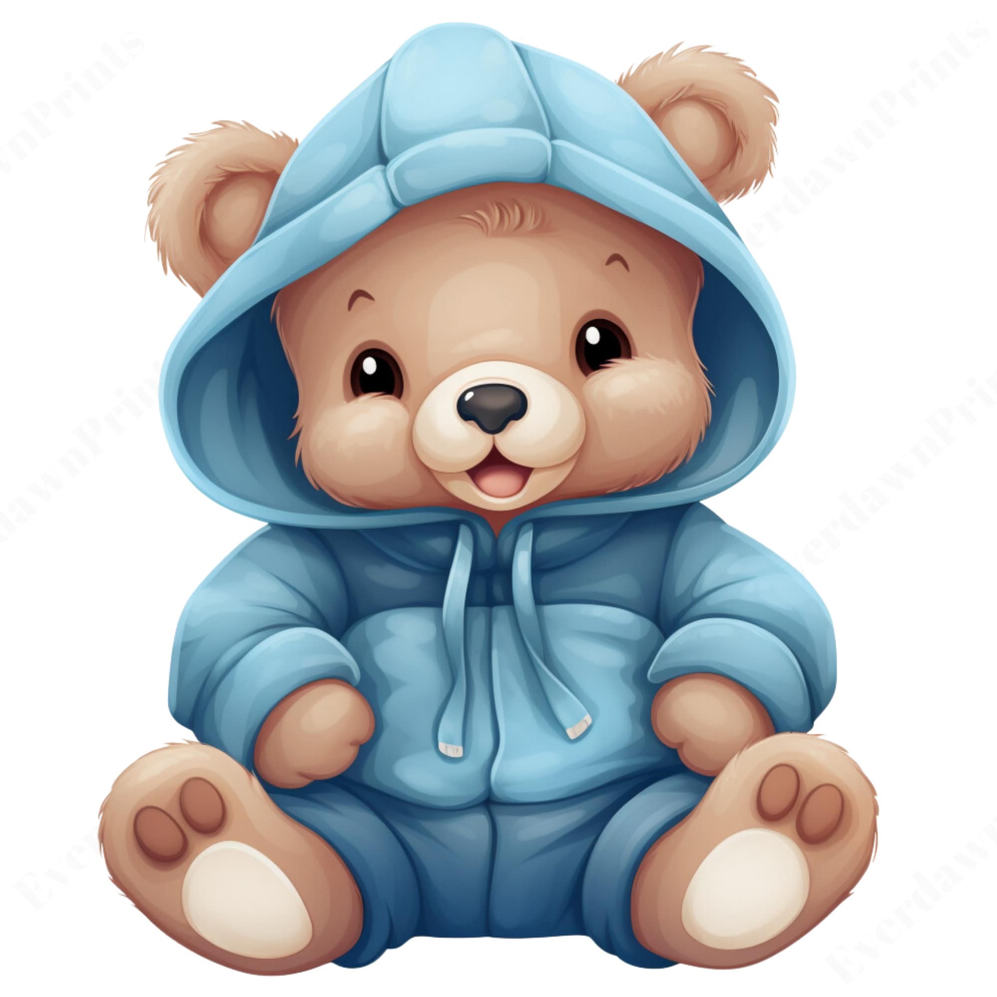 Cuscino personalizzato TEDDY rosa e azzurro