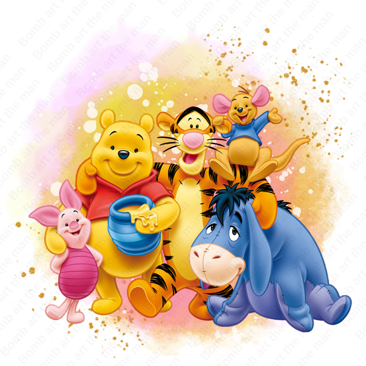 Cuscino allattamento -WINNIE THE POOH-PERSONALIZZATO