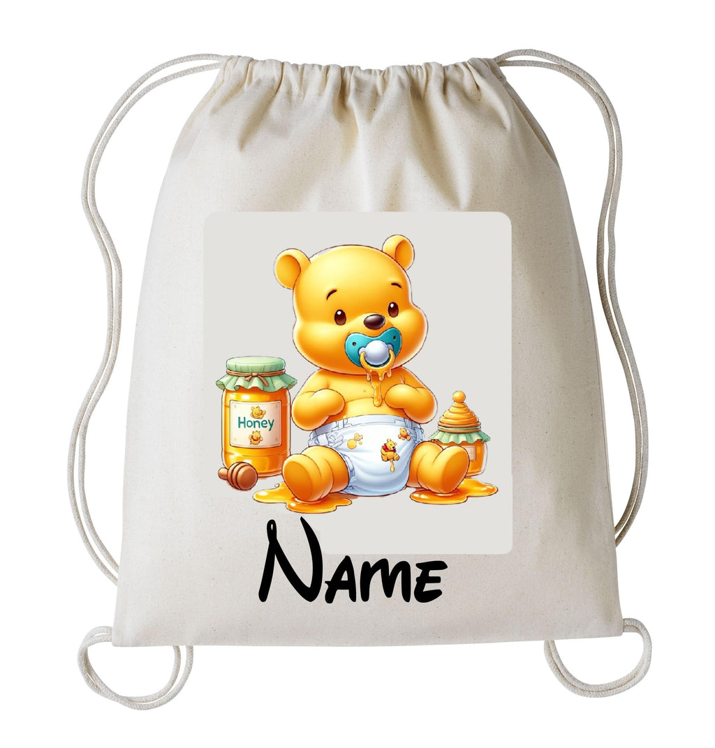 Sacca in Cotone Organico Personalizzabile WINNIE THE POOH