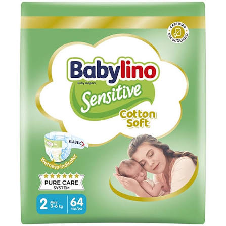 Pannolini Babylino Sensitive 1-2-3-4-4+-5-5+-6-7
