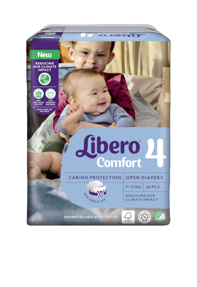Pannolini libero comfort 1-2-3-4-5-6-7