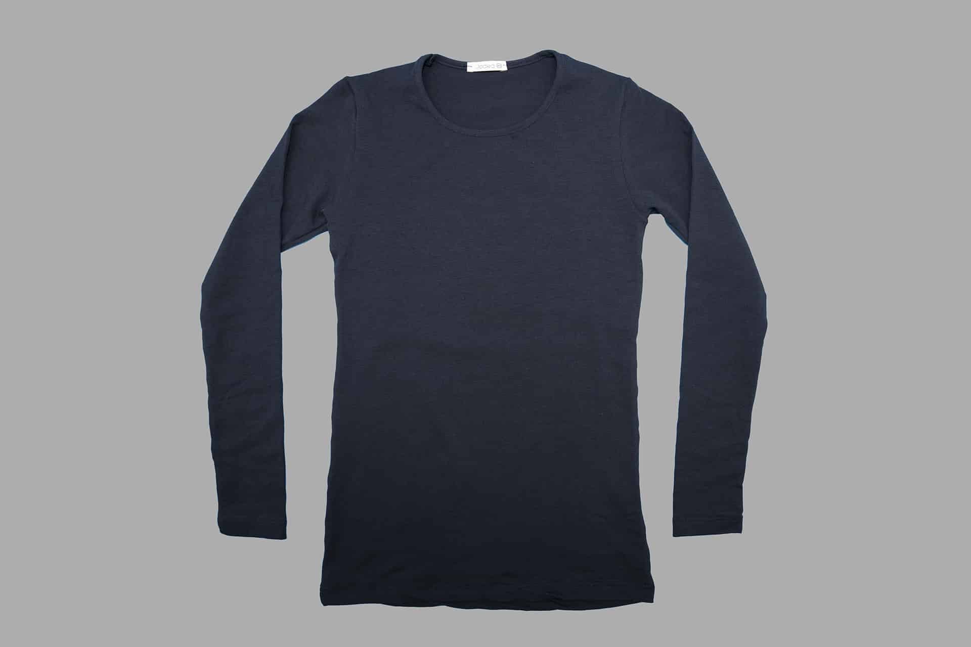 Maglia girocollo manica lunga bambina “Jadea” BLU