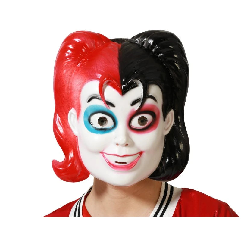 Maschera halloween arlequina loca