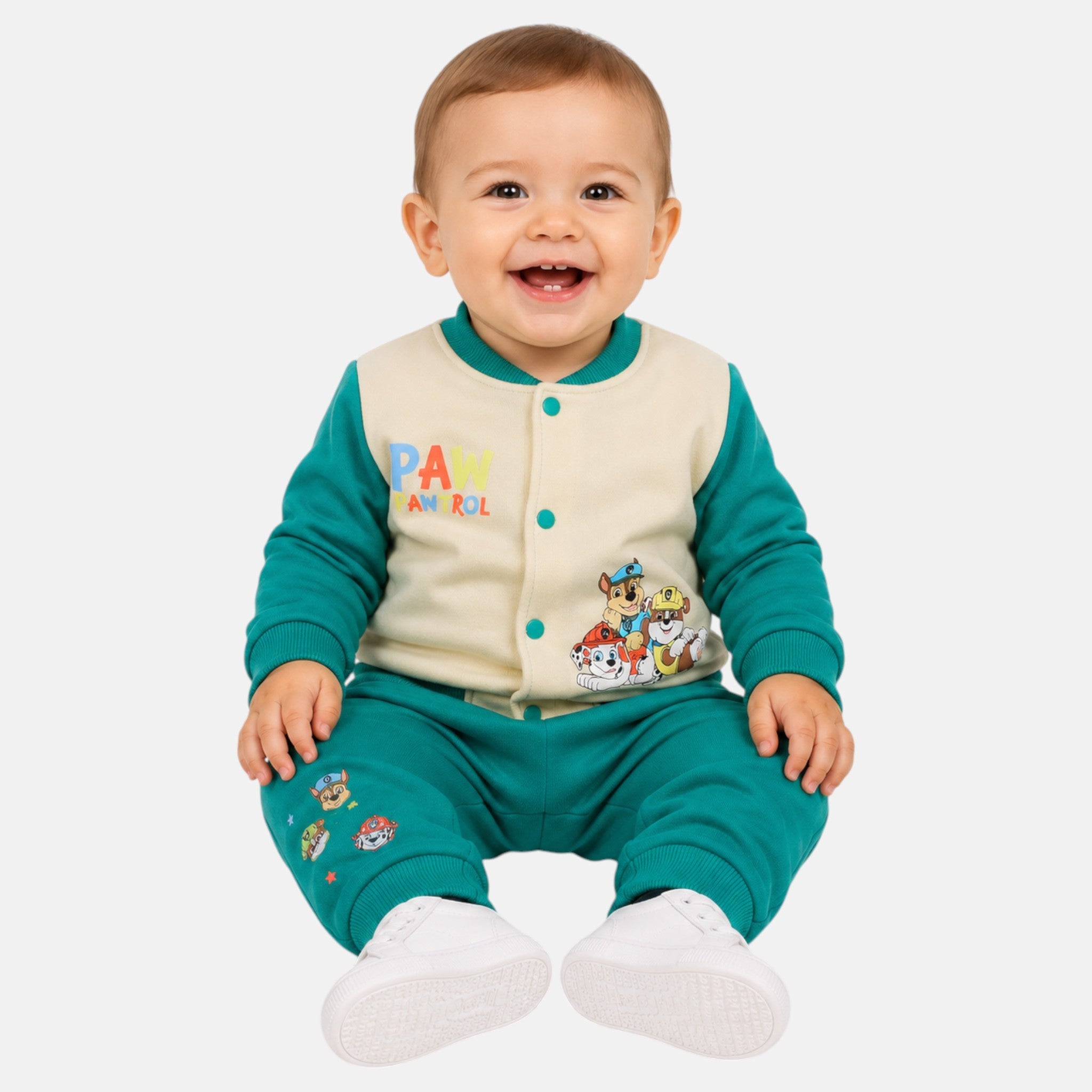 Paw Patrol - Completo neonato bambino - Verde