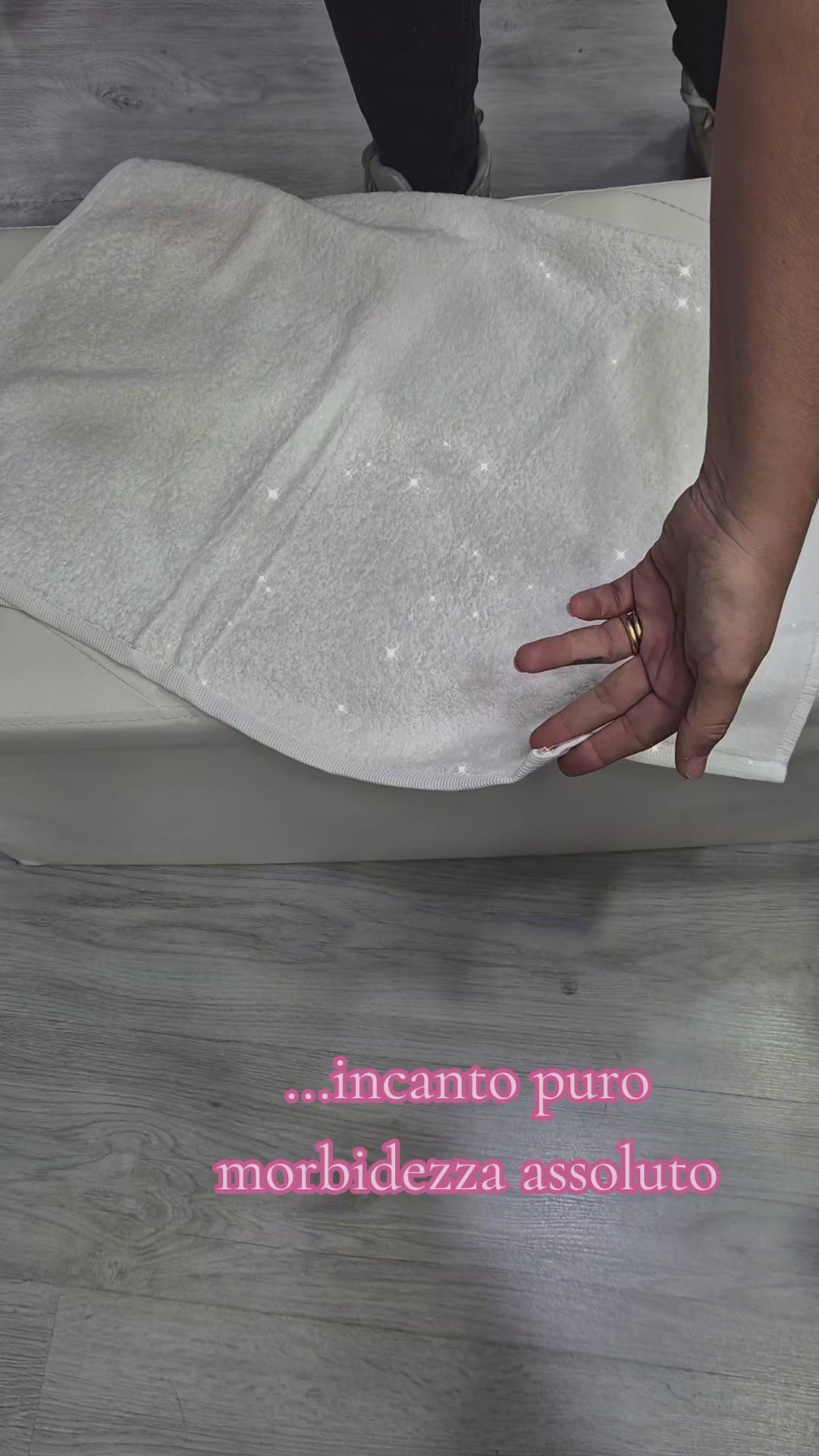Coppia asciugamani personalizzate TEDDY