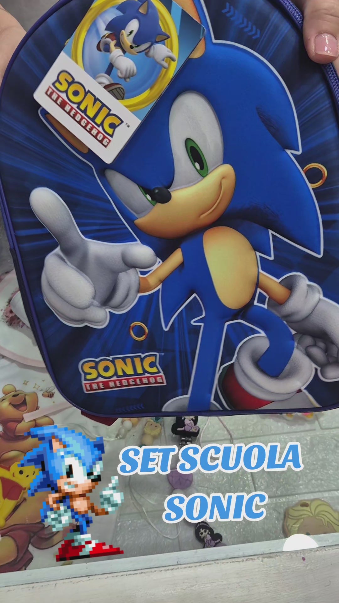 Set scuola -SONIC -PERSONALIZZATO