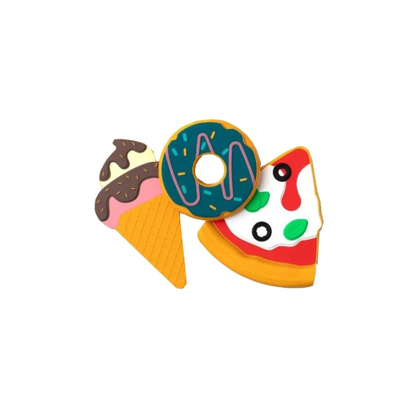 Muchmellow Massaggiagengive Tris Donuts Gelato Pizza Silicone BPA Free