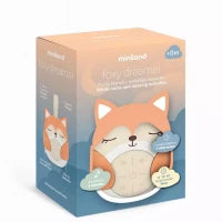 Miniland Foxy Dreamer Dispositivo Rumore Bianco Neonato Portatile con Suoni Rilassanti