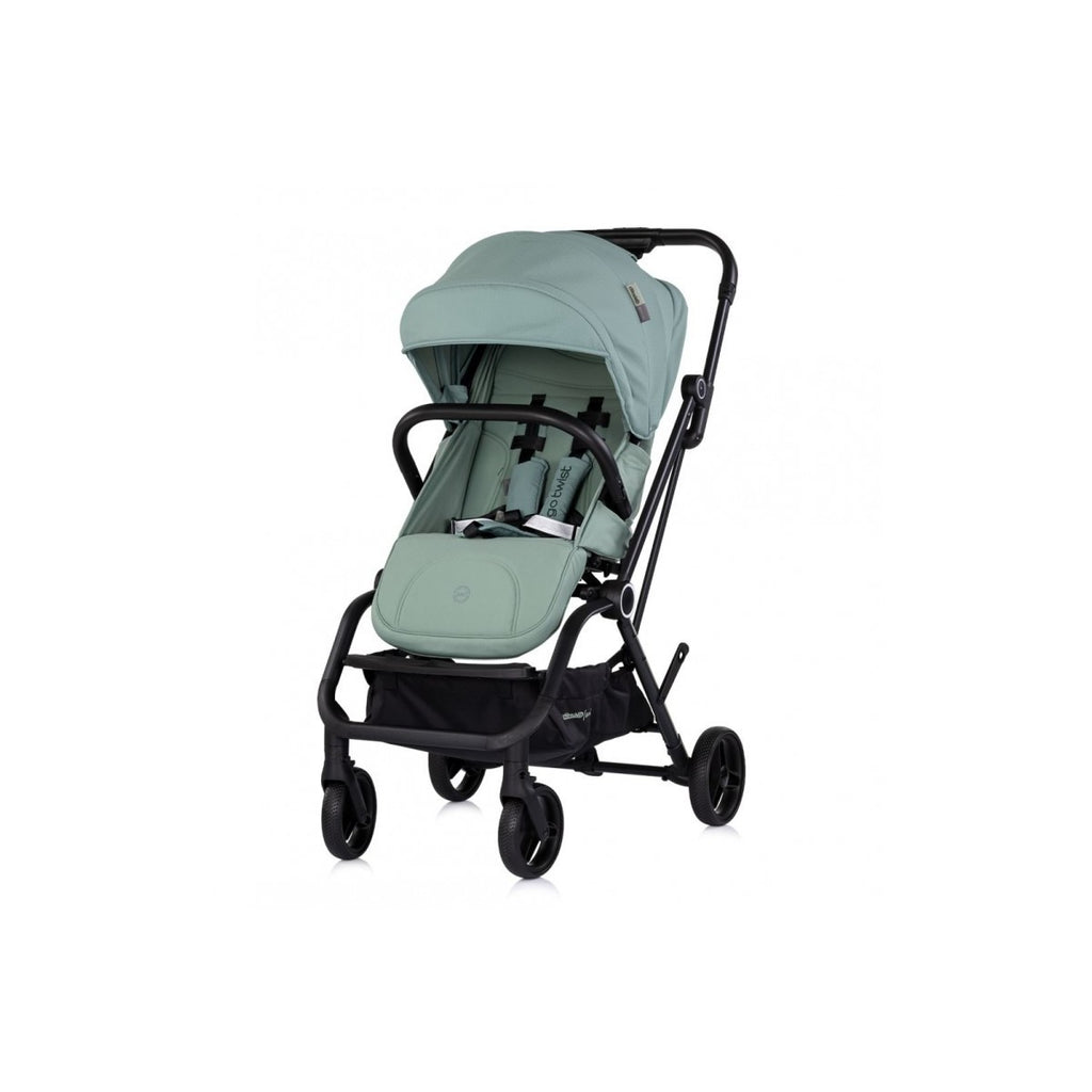 Passeggino con seduta girevole a 360° Go Twist Nero o Verde