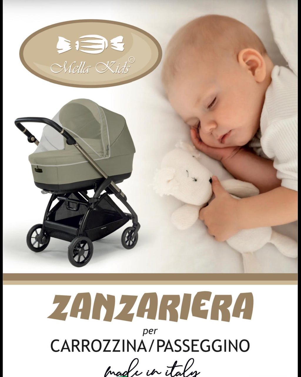 Zanzariera carrozzina/passeggino universale