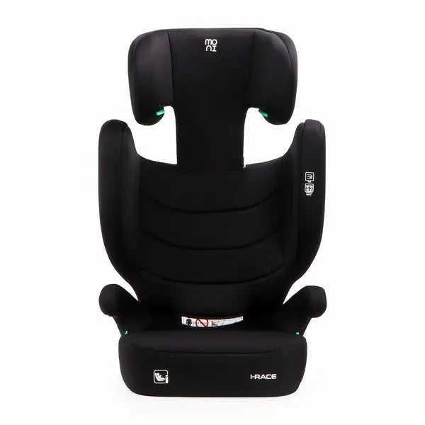 Seggiolino auto per bambini MONI i-Race i-Size 100-150 cm nero o beige