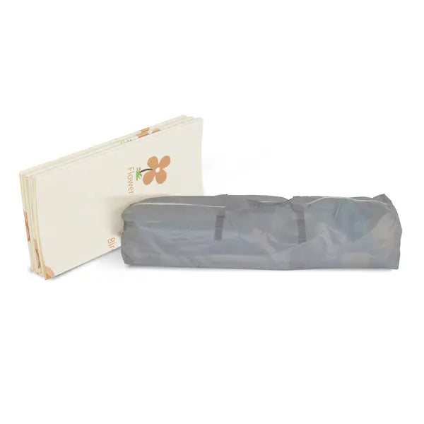 Box per bambini Moni GameZone 180x200 con tappetino e accessori, beige.